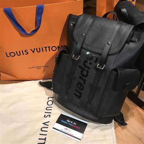 lv supreme backpack|Lv christopher backpack price.